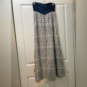 Roxy Women’s Medium Strapless Halter Maxi Dress Comfortable Summer Style